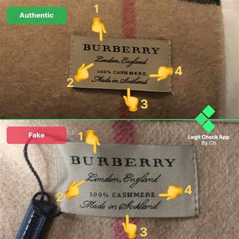 real or fake burberry scarf|how to authenticate burberry.